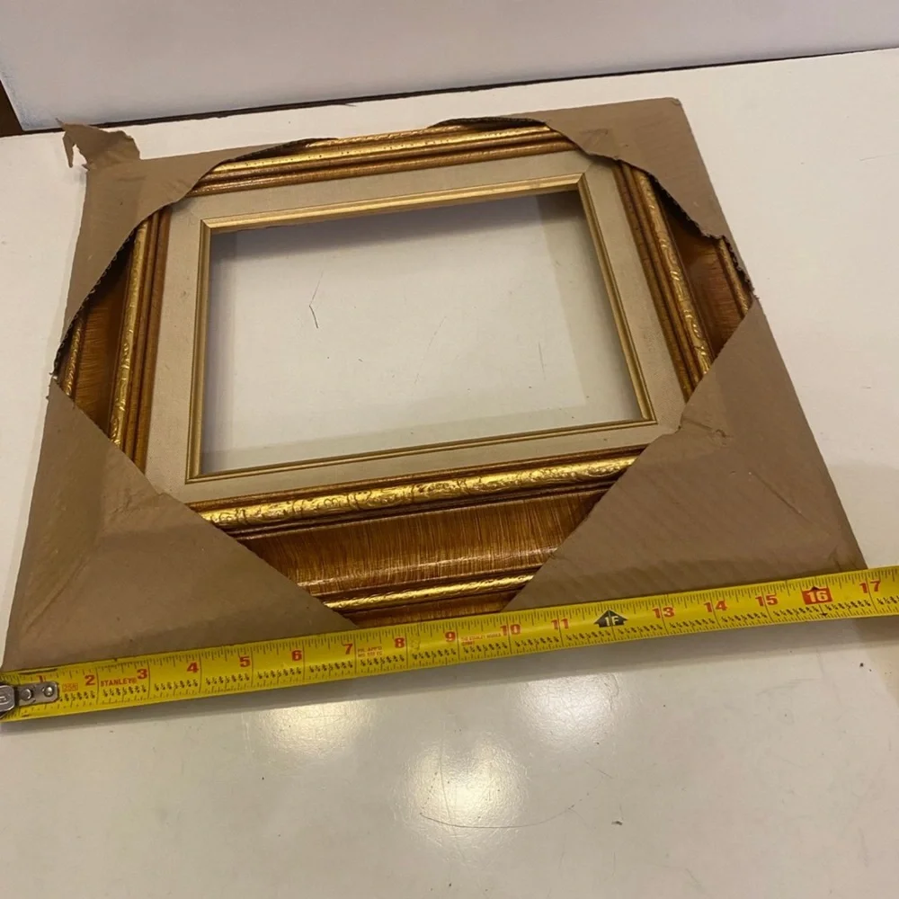 Wooden picture frame no glass. 10 x 8